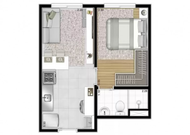 Imagem Apartamento com 1 Quarto à Venda, 31 m² em Limão - São Paulo Imagem Apartamento com 1 Quarto à Venda, 31 m² em Limão - São Paulo