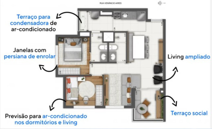 Imagem Apartamento com 3 Quartos à Venda, 62 m² em Pompeia - São Paulo Imagem Apartamento com 3 Quartos à Venda, 62 m² em Pompeia - São Paulo