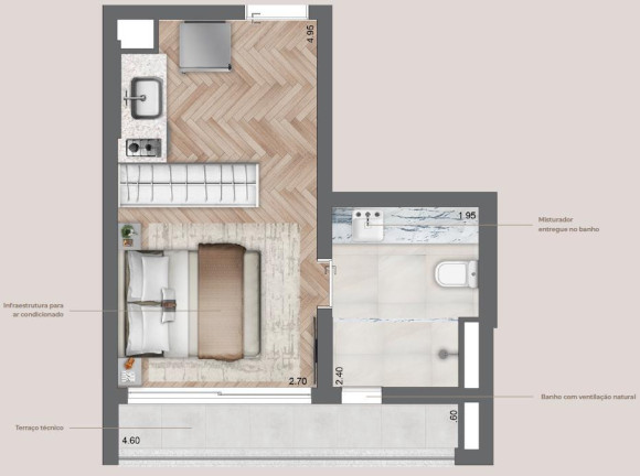 Imagem Imóvel com 1 Quarto à Venda, 28 m² em Vila Mariana - São Paulo Imagem Imóvel com 1 Quarto à Venda, 28 m² em Vila Mariana - São Paulo