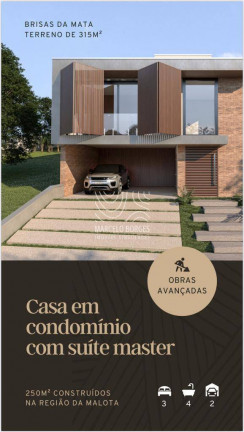 Casa de Condomínio com 3 Quartos à Venda, 250 m² em Loteamento Residencial Brisas Da Mata - Jundiaí