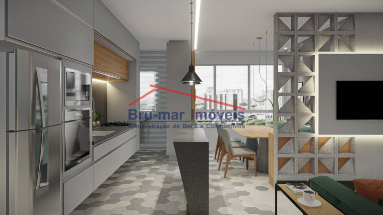 Imagem Apartamento com 2 Quartos à Venda, 55 m² em Campo Grande - Santos