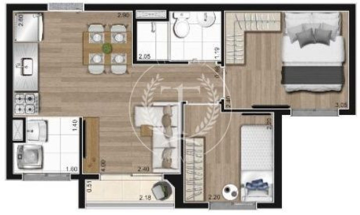 Imagem Apartamento com 2 Quartos à Venda, 37 m² em Barra Funda - São Paulo