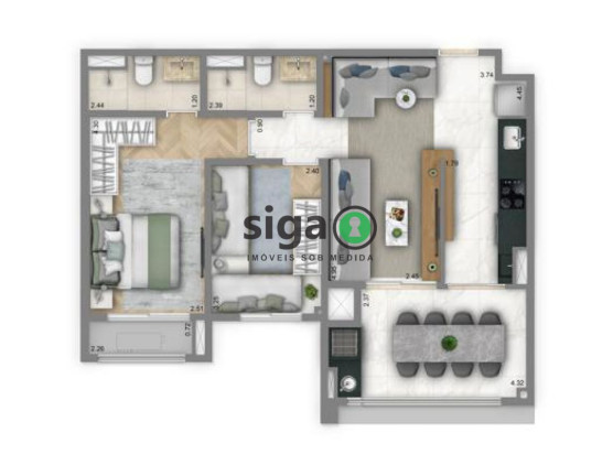 Imagem Apartamento com 2 Quartos à Venda, 68 m² em Saúde - São Paulo Imagem Apartamento com 2 Quartos à Venda, 68 m² em Saúde - São Paulo