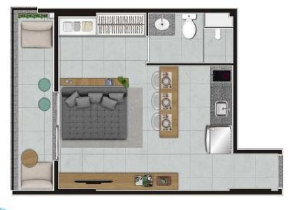 Imagem Apartamento com 3 Quartos à Venda, 69 m² em Campo Belo - São Paulo