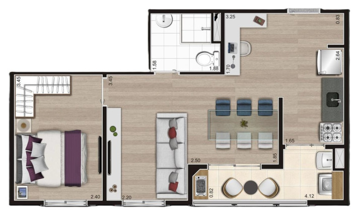 Imagem Apartamento com 2 Quartos à Venda, 41 m² em Jardim Imperador (zona Sul) - São Paulo Imagem Apartamento com 2 Quartos à Venda, 41 m² em Jardim Imperador (zona Sul) - São Paulo
