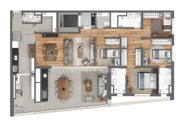 Imagem Apartamento com 4 Quartos à Venda, 158 m² em Brooklin Paulista - São Paulo