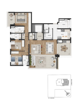 Imagem Apartamento com 3 Quartos à Venda, 157 m² em Moema - São Paulo
