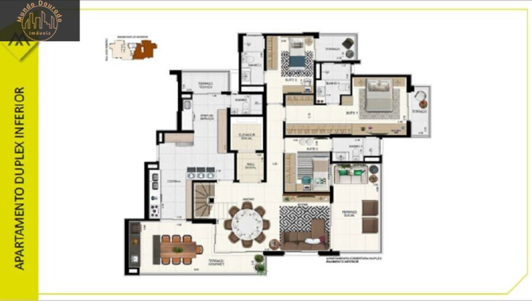 Imagem Cobertura com 3 Quartos à Venda, 323 m² em Campestre - Santo André