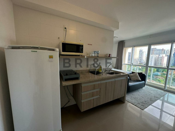 Imagem Apartamento com 1 Quarto à Venda ou Locação, 32 m² em Brooklin - São Paulo Imagem Apartamento com 1 Quarto à Venda ou Locação, 32 m² em Brooklin - São Paulo