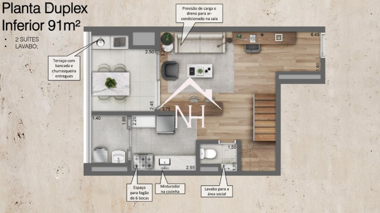 Imagem Apartamento com 2 Quartos à Venda, 91 m² em Perdizes - São Paulo