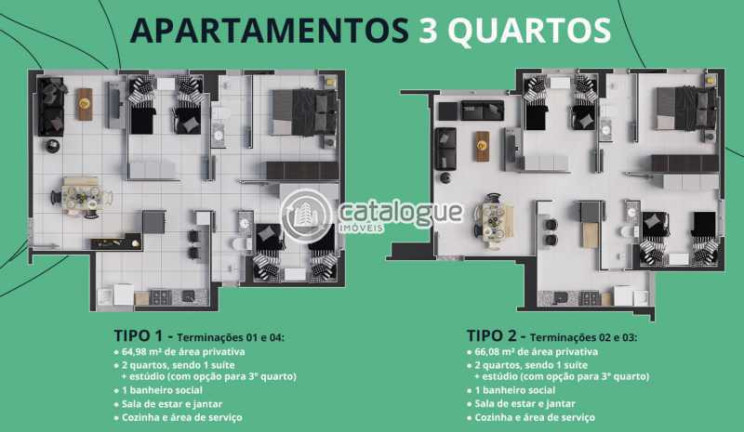Imagem Apartamento com 2 Quartos à Venda, 48 m² em Rosa Dos Ventos - Parnamirim Imagem Apartamento com 2 Quartos à Venda, 48 m² em Rosa Dos Ventos - Parnamirim