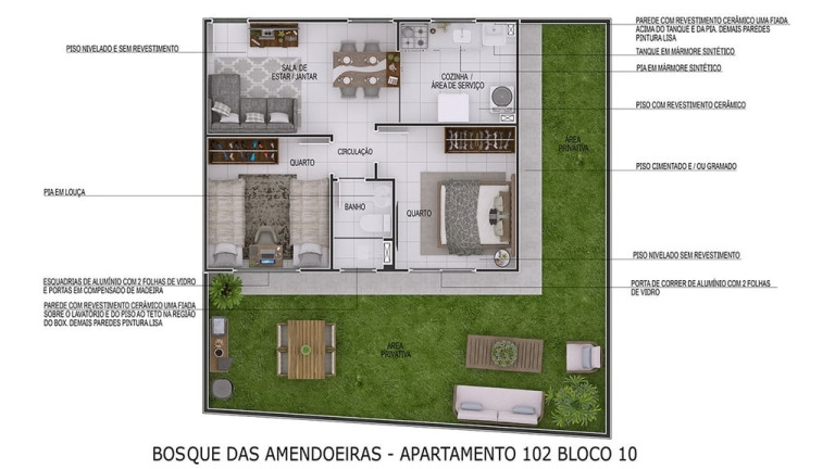 Imagem Imóvel com 2 Quartos à Venda, 40 m² em Amendoeira - São Gonçalo