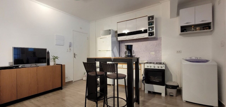 Imagem Apartamento com 1 Quarto à Venda, 38 m² em Embaré - Santos