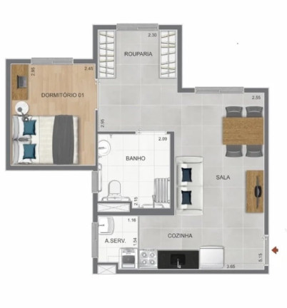 Imagem Apartamento com 2 Quartos à Venda, 40 m² em Jardim Guedala - São Paulo Imagem Apartamento com 2 Quartos à Venda, 40 m² em Jardim Guedala - São Paulo