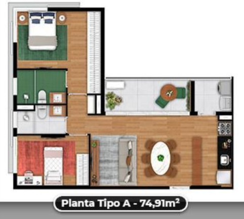 Imagem Apartamento com 2 Quartos à Venda, 77 m² em Vila Mariana - São Paulo Imagem Apartamento com 2 Quartos à Venda, 77 m² em Vila Mariana - São Paulo