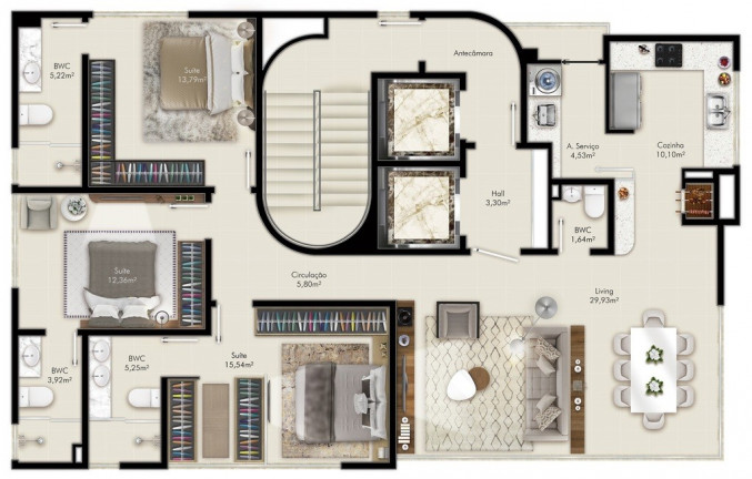 Imagem Cobertura com 3 Quartos à Venda, 21.073 m² em Centro - Balneário Camboriú Imagem Cobertura com 3 Quartos à Venda, 21.073 m² em Centro - Balneário Camboriú
