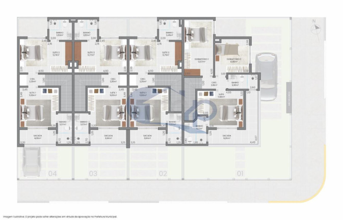 Imagem Sobrado com 2 Quartos à Venda, 85 m² em Morada Das Palmeiras - Torres Imagem Sobrado com 2 Quartos à Venda, 85 m² em Morada Das Palmeiras - Torres