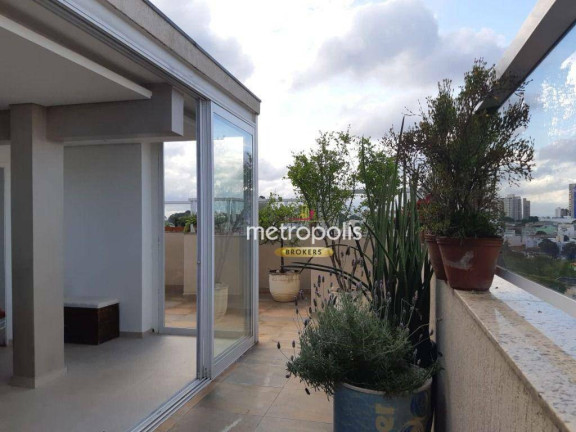 Imagem Cobertura com 3 Quartos à Venda ou Locação, 164 m² em Vila Guiomar - Santo André