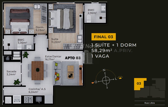 Imagem Apartamento com 2 Quartos à Venda, 58 m² em Nações - Balneário Camboriú Imagem Apartamento com 2 Quartos à Venda, 58 m² em Nações - Balneário Camboriú