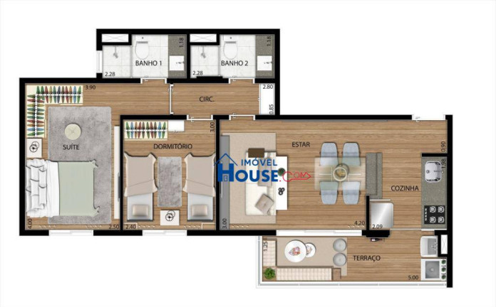 Imagem Apartamento com 2 Quartos à Venda, 59 m² em Pinheiros - São Paulo Imagem Apartamento com 2 Quartos à Venda, 59 m² em Pinheiros - São Paulo