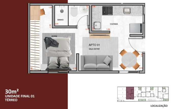 Imagem Apartamento com 1 Quarto à Venda, 30 m² em Alto Da Moóca - São Paulo Imagem Apartamento com 1 Quarto à Venda, 30 m² em Alto Da Moóca - São Paulo