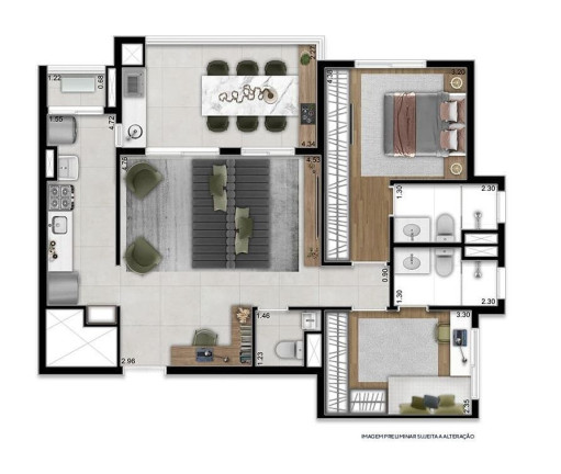 Imagem Apartamento com 3 Quartos à Venda, 77 m² em Vila Osasco - Osasco Imagem Apartamento com 3 Quartos à Venda, 77 m² em Vila Osasco - Osasco