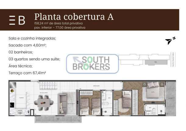 Imagem Apartamento com 3 Quartos à Venda, 74 m² em São Pedro - São José Dos Pinhais Imagem Apartamento com 3 Quartos à Venda, 74 m² em São Pedro - São José Dos Pinhais