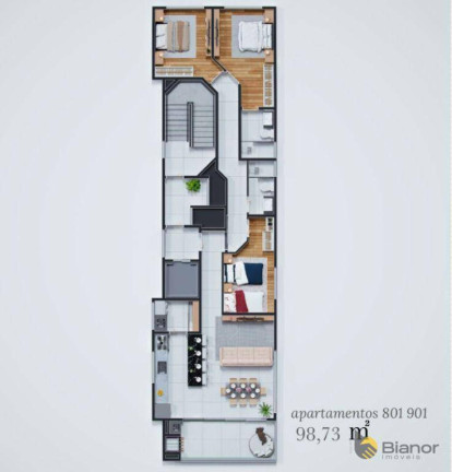 Imagem Apartamento com 3 Quartos à Venda, 98 m² em Centro - Balneário Piçarras Imagem Apartamento com 3 Quartos à Venda, 98 m² em Centro - Balneário Piçarras