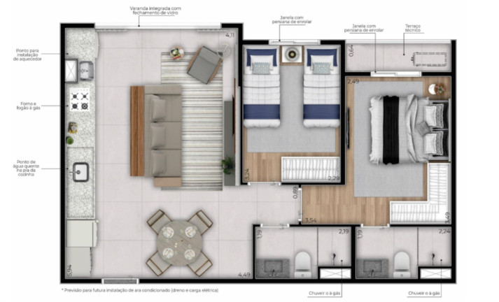 Imagem Apartamento com 2 Quartos à Venda, 77 m² em Ipiranga - São Paulo