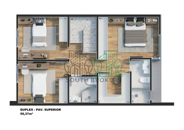 Imagem Sobrado com 3 Quartos à Venda, em Abranches - Curitiba Imagem Sobrado com 3 Quartos à Venda, em Abranches - Curitiba