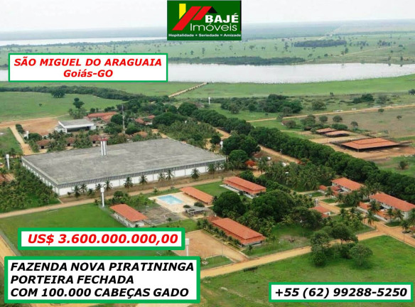 Fazenda à Venda, 234.900 m² em Goiânia