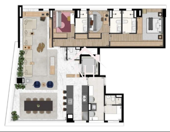 Imagem Apartamento com 4 Quartos à Venda, 185 m² em Itaim Bibi - São Paulo