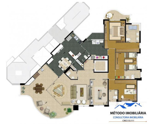 Imagem Apartamento com 4 Quartos à Venda, 200 m² em Anália Franco - São Paulo