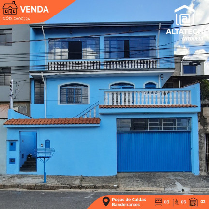 Casa com 2 Quartos à Venda, 250 m² em Jardim Bandeirantes - Poços De Caldas