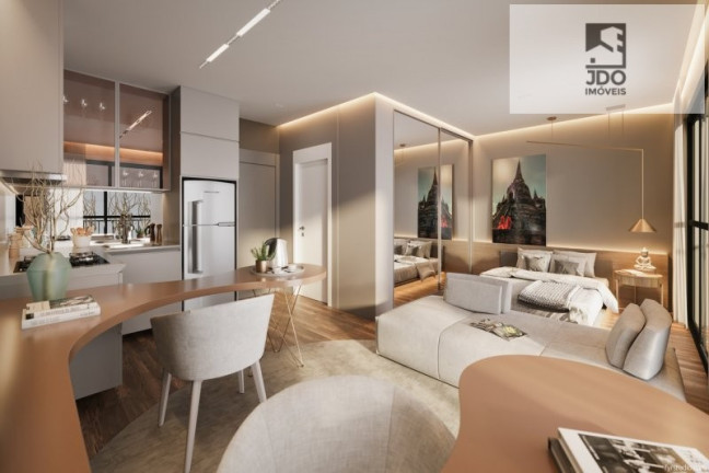 Imagem Apartamento com 1 Quarto à Venda, 35 m² em Batel - Curitiba Imagem Apartamento com 1 Quarto à Venda, 35 m² em Batel - Curitiba