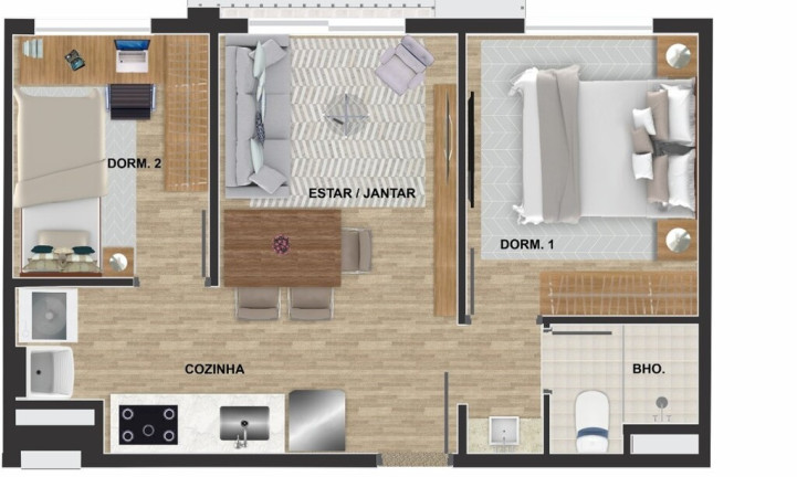 Imagem Apartamento com 2 Quartos à Venda, 33 m² em Tatuapé - São Paulo