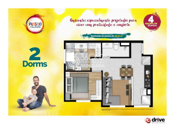Imagem Apartamento com 2 Quartos à Venda, 38 m² em Ferrazópolis - São Bernardo Do Campo