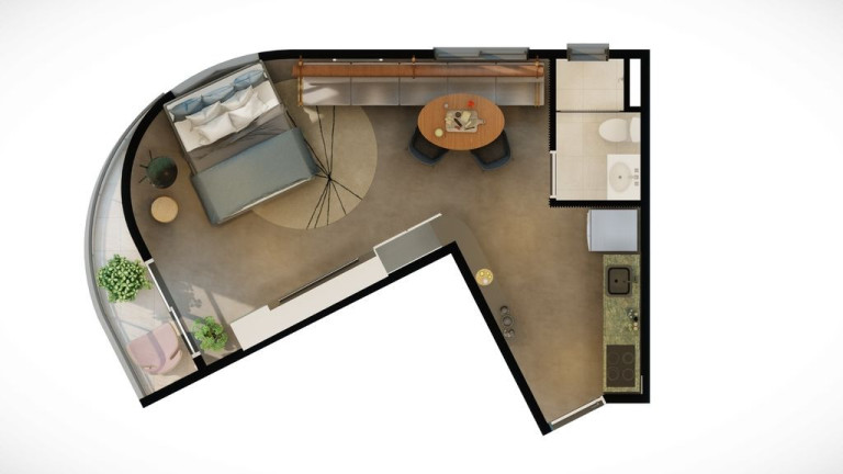 Imagem Studio com 1 Quarto à Venda, 34 m² em Vila Madalena - São Paulo