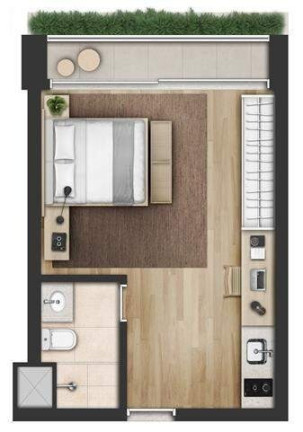 Imagem Imóvel com 1 Quarto à Venda, 21 m² em Moema - São Paulo Imagem Imóvel com 1 Quarto à Venda, 21 m² em Moema - São Paulo