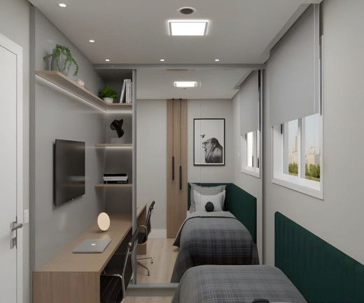 Imagem Imóvel com 1 Quarto à Venda, 24 m² em Parque Das Paineiras - São Paulo