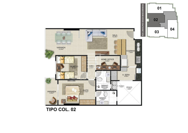 Imagem Apartamento com 2 Quartos à Venda, 74 m² em Centro - Guarapari Imagem Apartamento com 2 Quartos à Venda, 74 m² em Centro - Guarapari