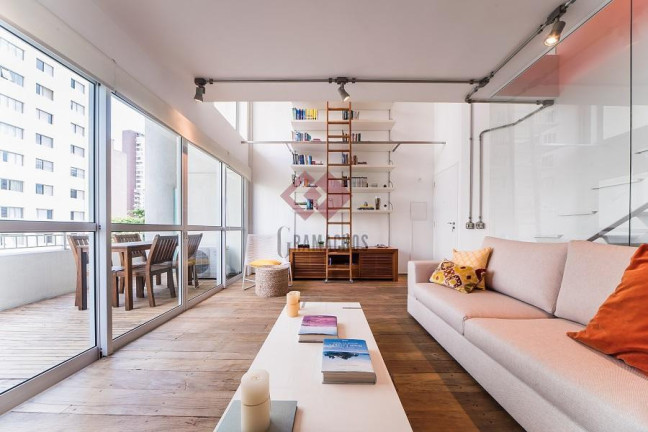 Apartamento com 1 Quarto para Alugar, 74 m² em Vila Nova Conceição - São Paulo