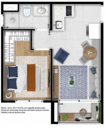 Imagem Apartamento com 1 Quarto à Venda, 29 m² em Vila Mariana - São Paulo