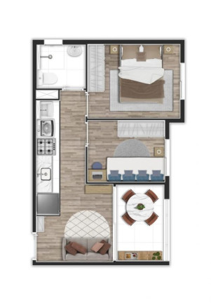 Imagem Imóvel com 2 Quartos à Venda, 34 m² em Freguesia Do ó - São Paulo Imagem Imóvel com 2 Quartos à Venda, 34 m² em Freguesia Do ó - São Paulo