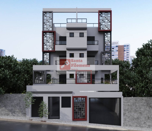 Imagem Apartamento com 2 Quartos à Venda, 45 m² em Santa Maria - Santo André