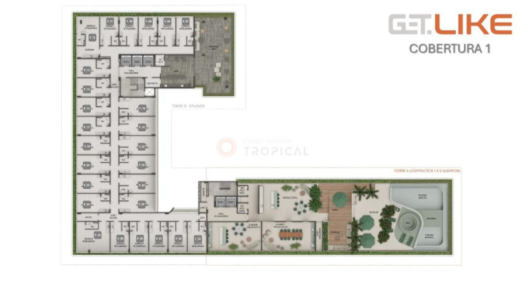 Imagem Apartamento com 1 Quarto à Venda, 27 m² em Cabo Branco - João Pessoa Imagem Apartamento com 1 Quarto à Venda, 27 m² em Cabo Branco - João Pessoa