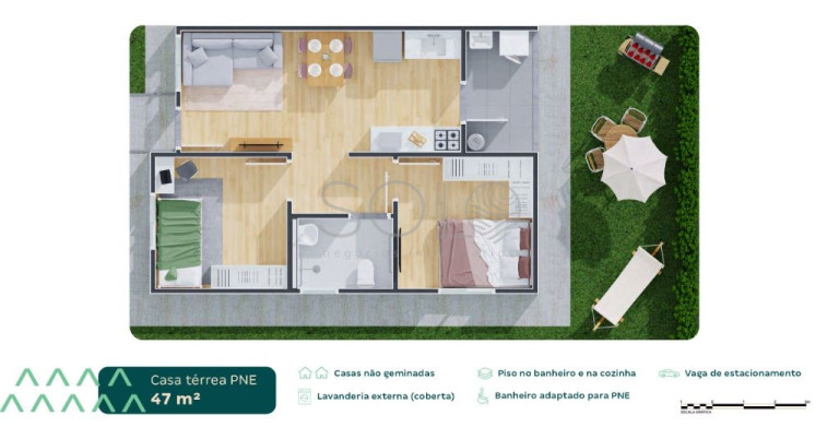 Imagem Casa de Condomínio com 2 Quartos à Venda, 92 m² em Parque Residencial Iguatemi - Araraquara Imagem Casa de Condomínio com 2 Quartos à Venda, 92 m² em Parque Residencial Iguatemi - Araraquara