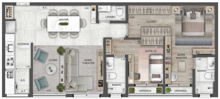 Imagem Apartamento com 2 Quartos à Venda, 62 m² em Perdizes - São Paulo Imagem Apartamento com 2 Quartos à Venda, 62 m² em Perdizes - São Paulo