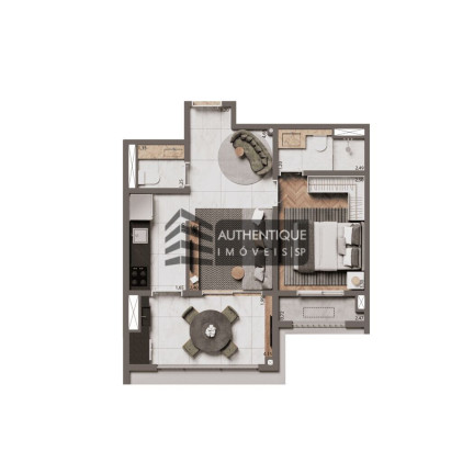 Imagem Apartamento com 1 Quarto à Venda, 45 m² em Brooklin - São Paulo Imagem Apartamento com 1 Quarto à Venda, 45 m² em Brooklin - São Paulo