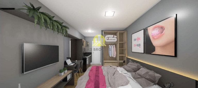 Imagem Studio com 1 Quarto à Venda, 19 m² em Rebouças - Curitiba